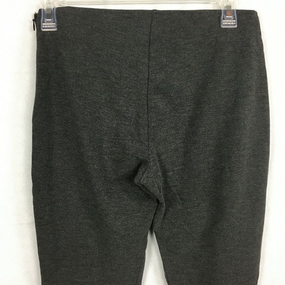 MNG Mango Ming Pants Womens Sz S Charcoal Gray Cotton Stretch Knit Skinny Slim - Picture 5 of 9